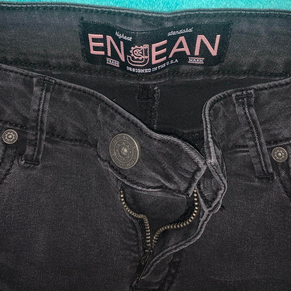 Grey/Black Wash Denim Jeans